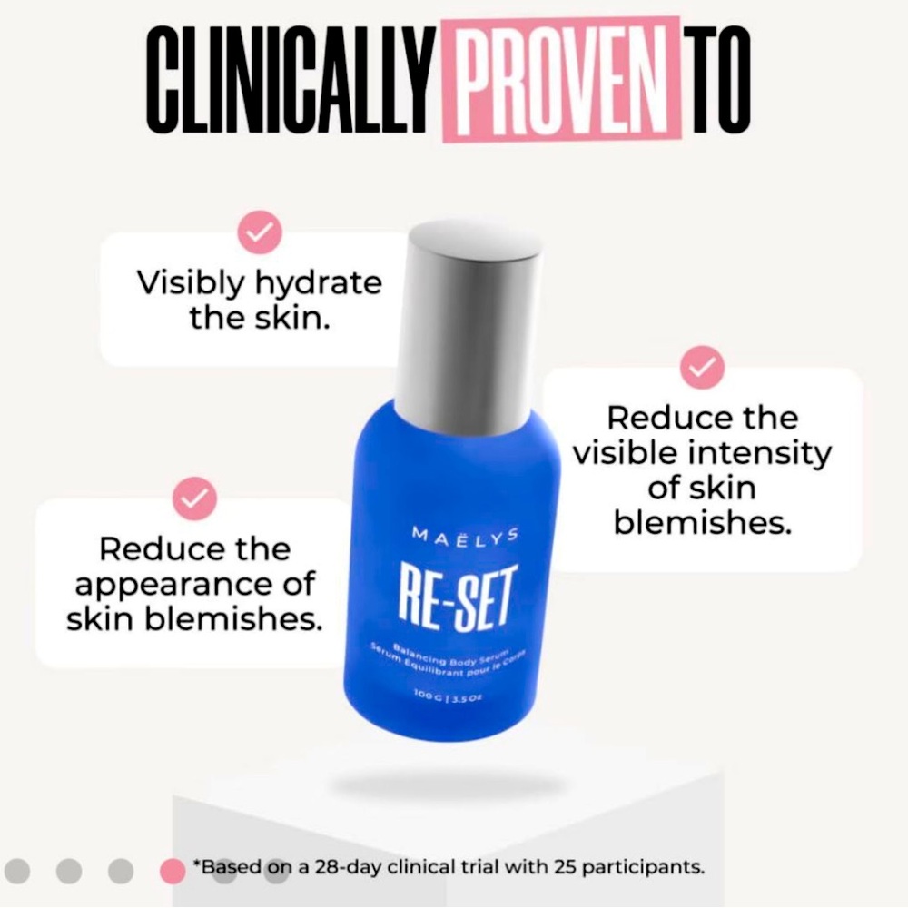 Maelys Re-Set Balancing Body Serum NWT rtl $69
